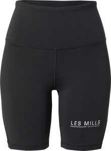 Reebok Sport Sportovní kalhoty \'Les Mills\' černá / bílá