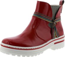 Rieker Chelsea boty mix barev / červená