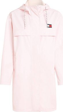 Tommy Jeans Přechodná bunda námořnická modř / růže / červená / bílá