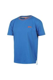 Slazenger T Shirt Junior Blue - Modrá - Slazenger 13-14