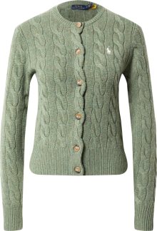 Polo Ralph Lauren Kardigan zelený melír / bílá