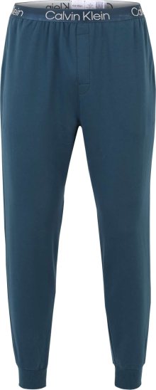Calvin Klein Underwear Pyžamové kalhoty tmavě modrá / bílá