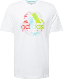 ADIDAS PERFORMANCE Funkční tričko \'Badge of Sport\' světlemodrá / světle zelená / červená / bílá