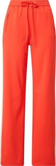 ONLY Kalhoty se sklady v pase \'Poptrash\' červená