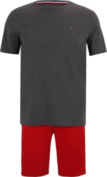 Tommy Hilfiger Underwear Pyžamo krátké červená / tmavě červená