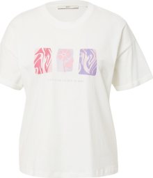 ESPRIT Tričko světle fialová / růžová / pitaya / offwhite