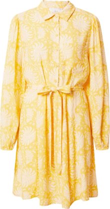 Guido Maria Kretschmer Collection Košilové šaty \'Dajana\' žlutá / bílá