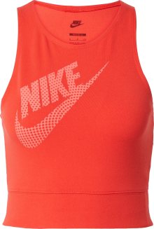 Nike Sportswear Top červená / pastelově červená