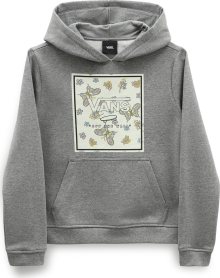 VANS Mikina krémová / žlutá / tmavě šedá / světle fialová