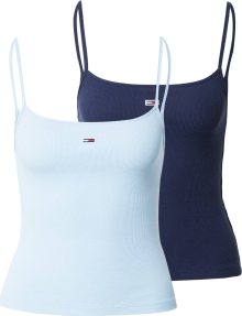 Tommy Jeans Top noční modrá / světlemodrá