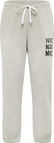 Nike Sportswear Kalhoty šedý melír