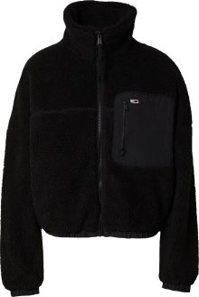 Tommy Jeans Přechodná bunda námořnická modř / jasně červená / černá / bílá
