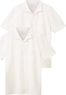 TOM TAILOR DENIM Tričko barva bílé vlny