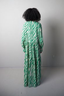 Stella Nova Košilové šaty \'Isolda\' zelená / bílá