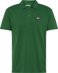 Tommy Jeans Tričko námořnická modř / trávově zelená / červená / bílá