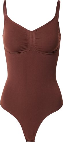 VERO MODA Body \'SILLA\' tmavě hnědá