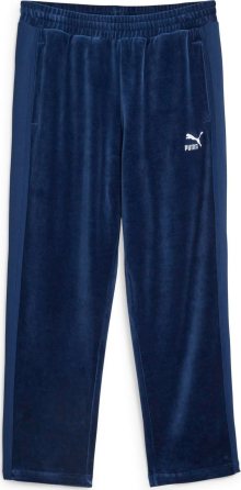 PUMA Kalhoty námořnická modř / bílá