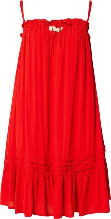 SISTERS POINT Letní šaty červená