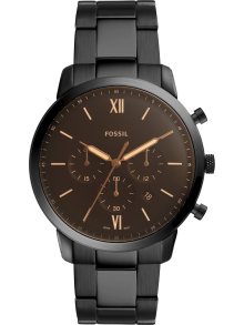 FOSSIL Analogové hodinky \'Neutra Chrono\' hnědá / černá