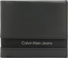 Calvin Klein Jeans Peněženka černá / stříbrná