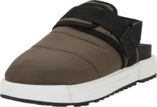 HUGO Sandály \'Delmar\' olivová / černá