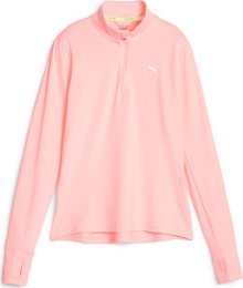 PUMA Funkční tričko růžová / bílá