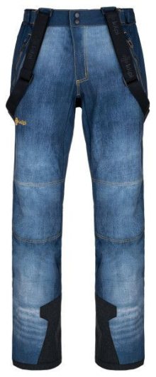Pánské lyžařské kalhoty JEANSO-M Tmavě modrá - Kilpi jeans-modrá L-40