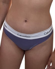 Dámské tanga Calvin Klein F3786E fialové | fialová | M