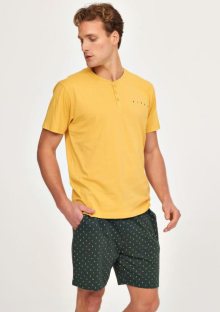Pánské pyžamo Muydemi 360043 Žlutá XL