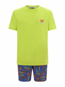 Pánské pyžamo U3GX01K6XN0 P7FJ neon.žlutá- Guess L