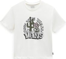 VANS Tričko tmavě zelená / černá / offwhite
