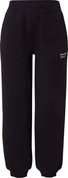 Calvin Klein Jeans Kalhoty \'Galaxy\' černá / bílá