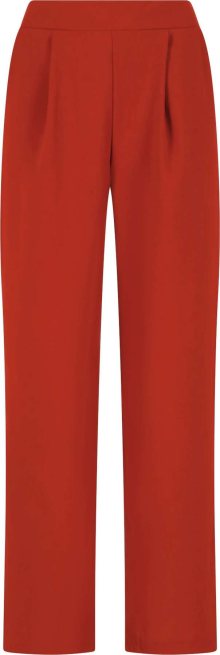 LolaLiza Kalhoty se sklady v pase \'Wide\' červená