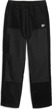 PUMA Kalhoty \'Downtown\' antracitová / černá / bílá