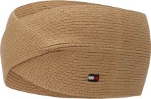 TOMMY HILFIGER Čelenka khaki / červená / bílá