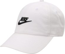 Nike Sportswear Kšiltovka černá / bílá