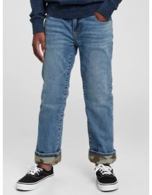 Dětské zateplené džíny straight