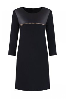 Společenské šaty  model 108526 Riana - Jersa černá 54