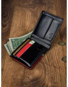 Kožená peněženka RFID ROVICKY 323-RBA-D