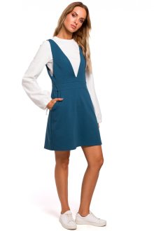 Dámské šaty M447 - Moe tmavě zelená L