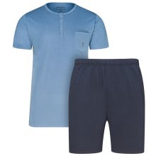 Pánské pyžamo 500015 - Jockey M Modrá
