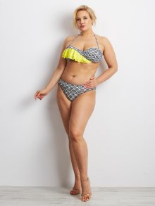 Plavky AR 00 1364 1198.34P černá a žlutá 36