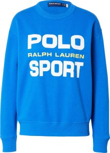 Mikina Polo Ralph Lauren modrá / světle žlutá / bílá