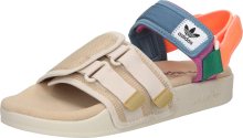 Sandály \'ADILETTE SANDAL 4.0\' adidas Originals béžová / modrá / fialová / oranžová