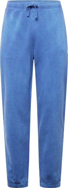 Kalhoty Polo Ralph Lauren modrá / bílá