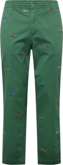 Kalhoty Polo Ralph Lauren modrá / žlutá / tmavě zelená / červená