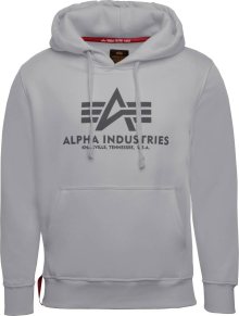 Mikina alpha industries šedá / antracitová