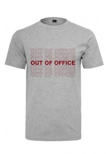 Mr. Tee Out Of Office Tee heather grey - S