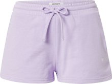 Kalhoty Roxy fialová / bílá