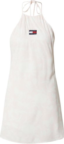 Letní šaty Tommy Jeans růže / bílá